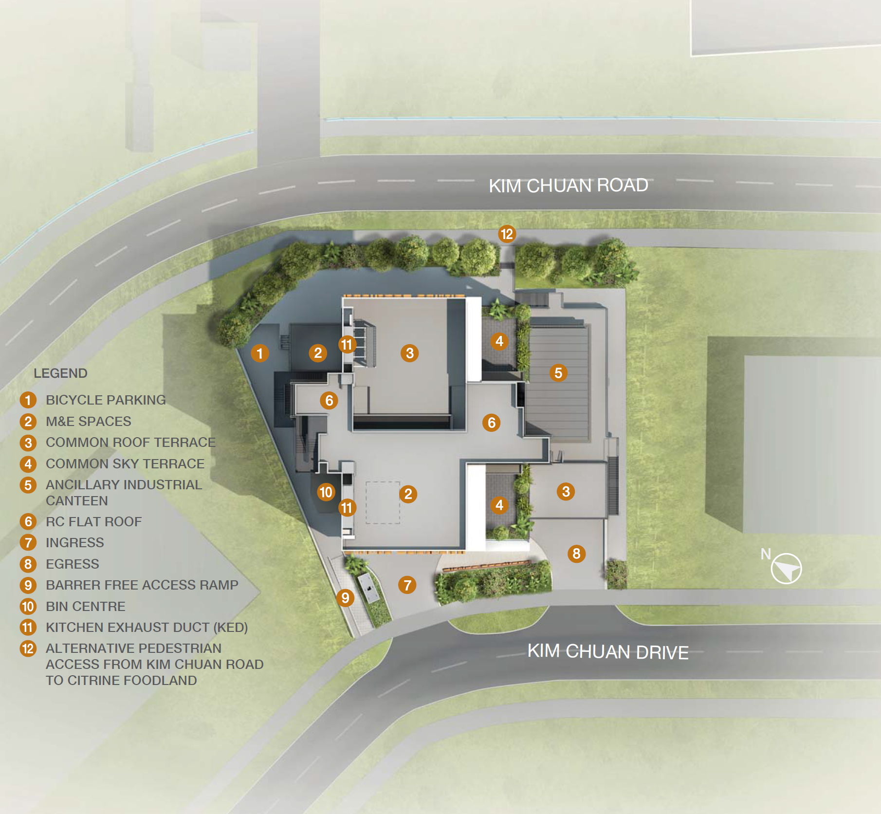 Citrine Foodland Site Plan